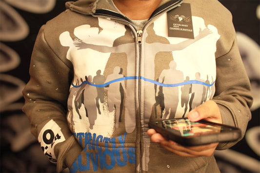 Grey Salvation hoodie