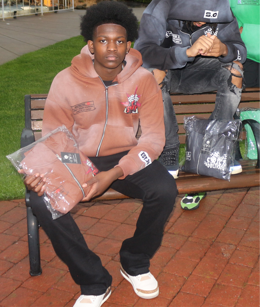 Brown Hoodie